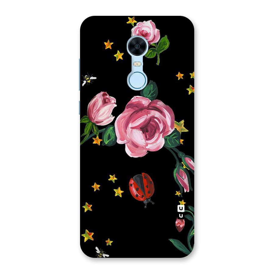 Ladybird And Floral Back Case for Redmi Note 5