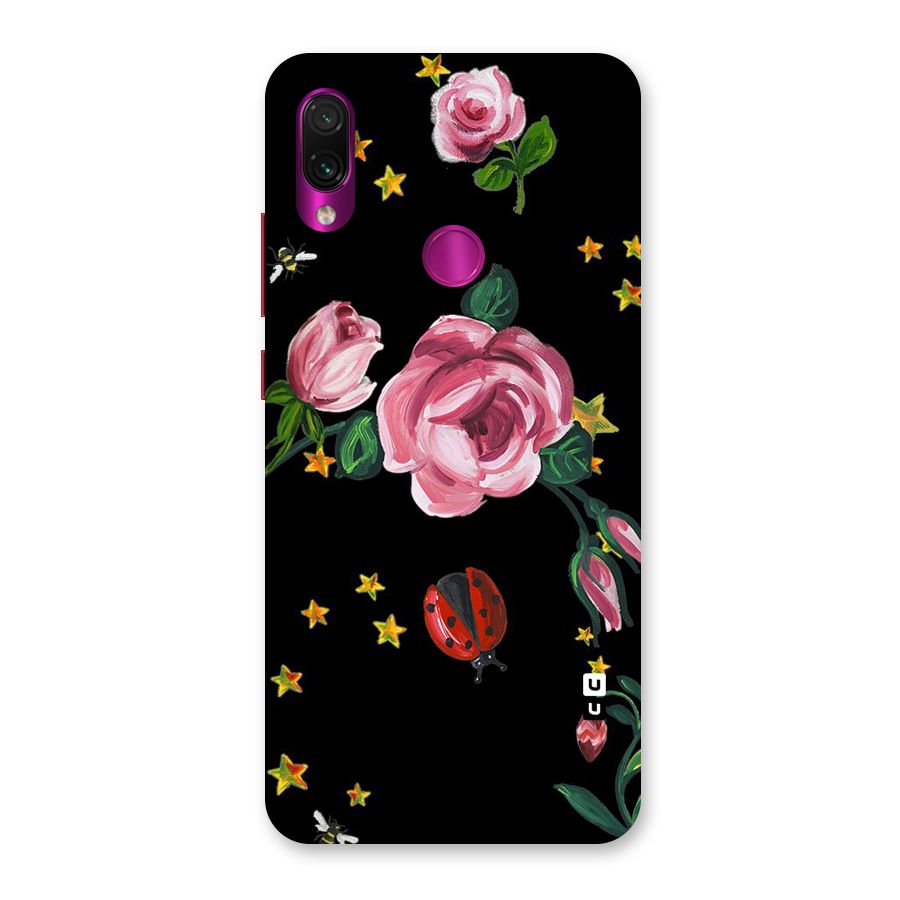 Ladybird And Floral Back Case for Redmi Note 7 Pro