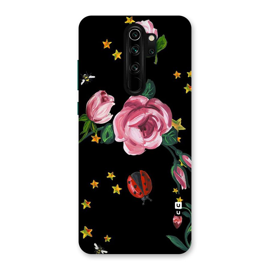 Ladybird And Floral Back Case for Redmi Note 8 Pro