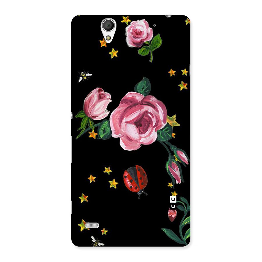 Ladybird And Floral Back Case for Sony Xperia C4