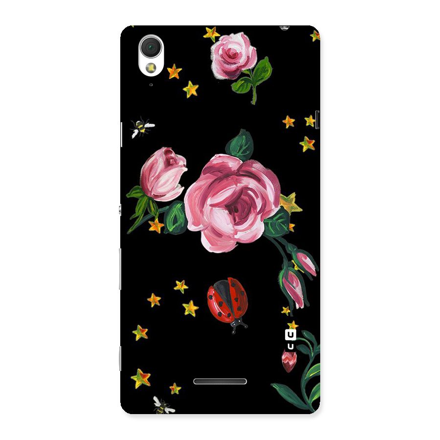 Ladybird And Floral Back Case for Sony Xperia T3