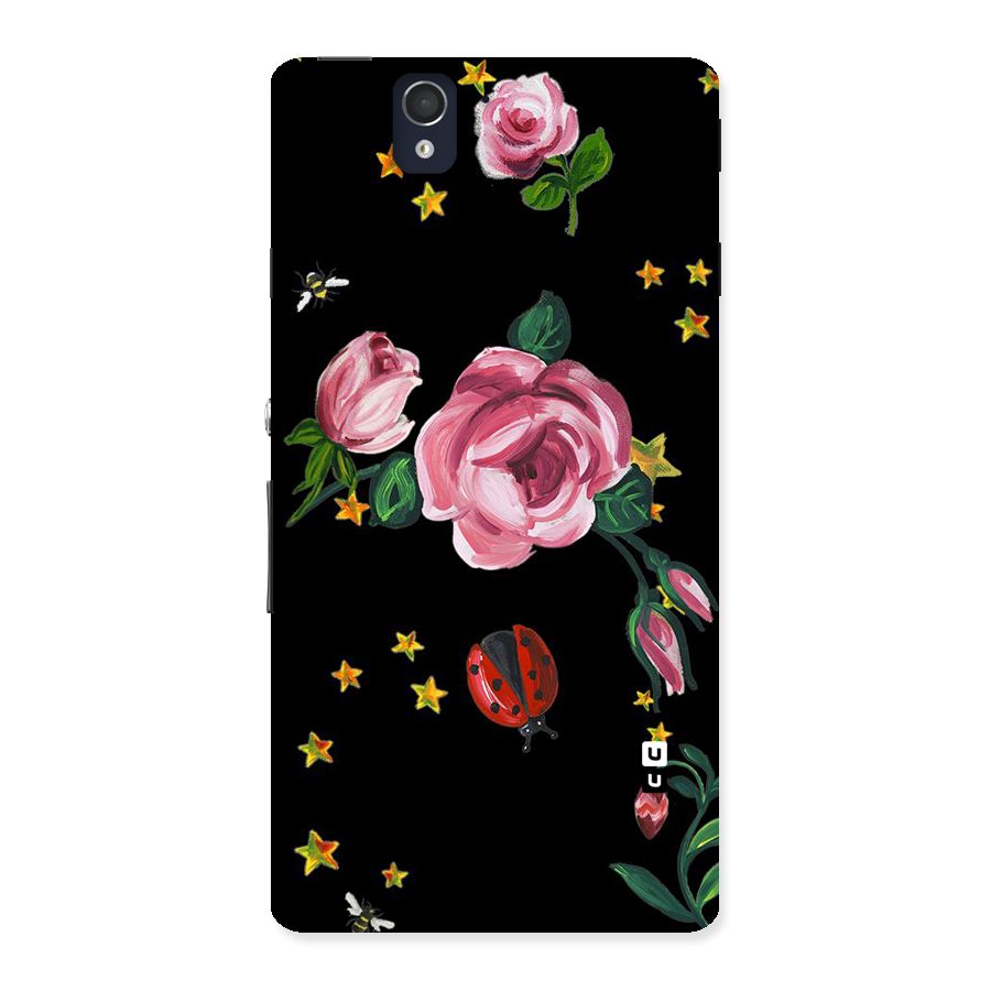 Ladybird And Floral Back Case for Sony Xperia Z