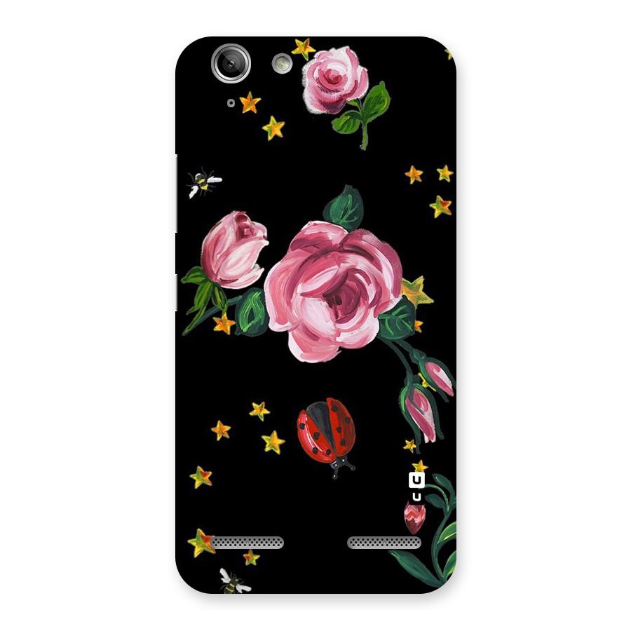 Ladybird And Floral Back Case for Vibe K5
