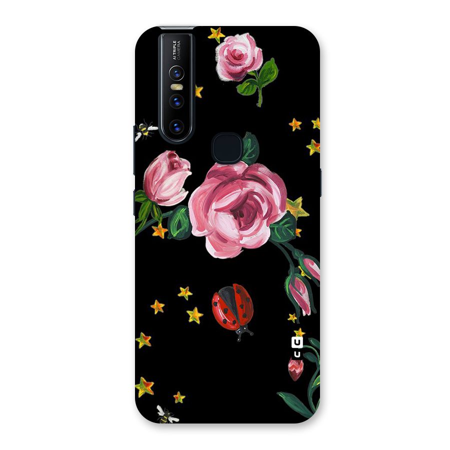 Ladybird And Floral Back Case for Vivo V15
