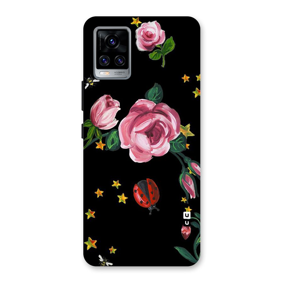 Ladybird And Floral Back Case for Vivo V20 Pro