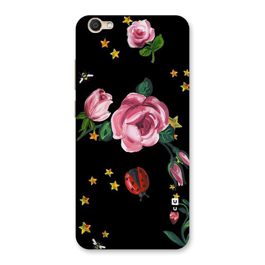 Ladybird And Floral Back Case for Vivo V5