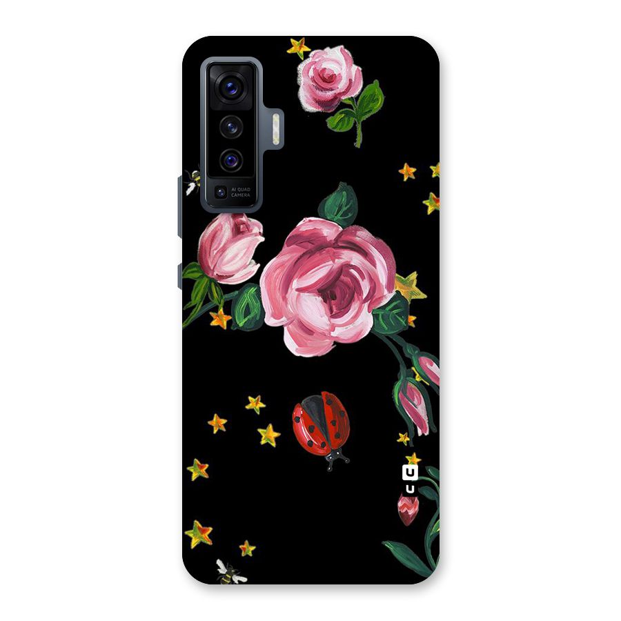Ladybird And Floral Back Case for Vivo X50