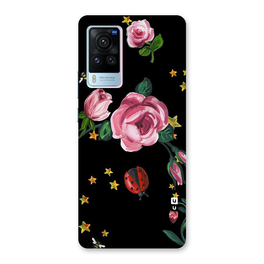 Ladybird And Floral Back Case for Vivo X60 Pro