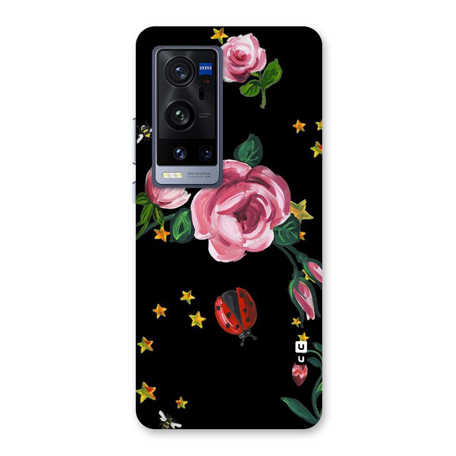 Ladybird And Floral Back Case for Vivo X60 Pro Plus