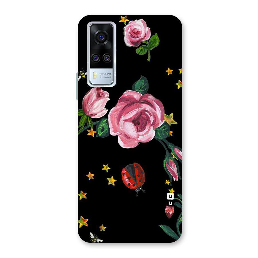 Ladybird And Floral Back Case for Vivo Y31