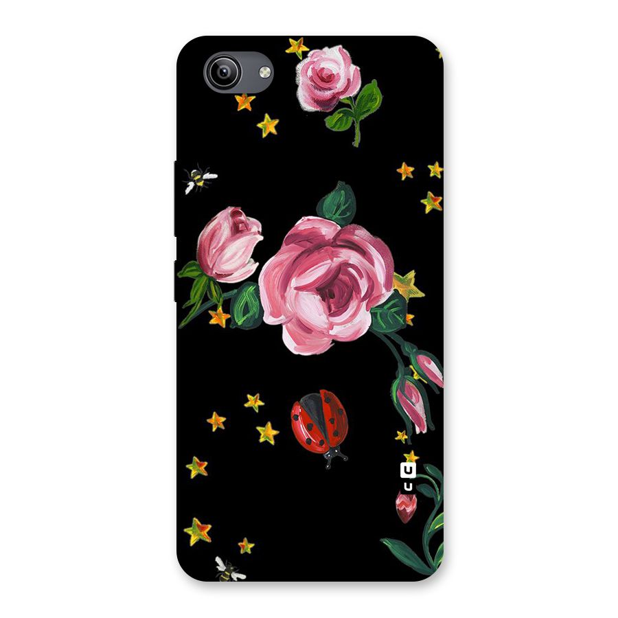 Ladybird And Floral Back Case for Vivo Y81i