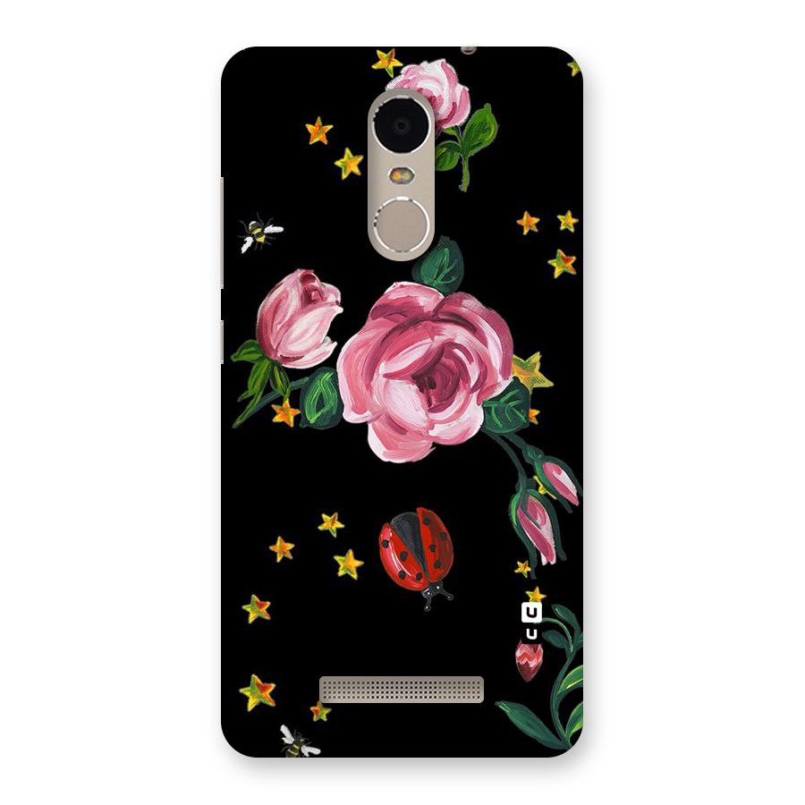 Ladybird And Floral Back Case for Xiaomi Redmi Note 3