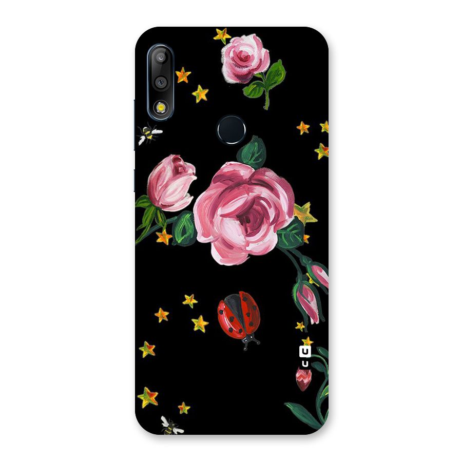 Ladybird And Floral Back Case for Zenfone Max Pro M2
