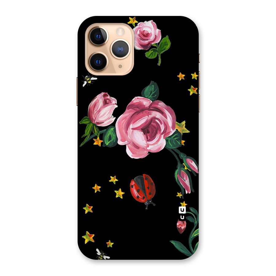 Ladybird And Floral Back Case for iPhone 11 Pro