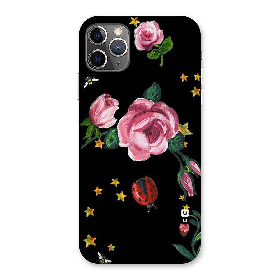 Ladybird And Floral Back Case for iPhone 11 Pro Max
