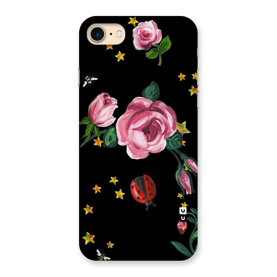 Ladybird And Floral Back Case for iPhone 7