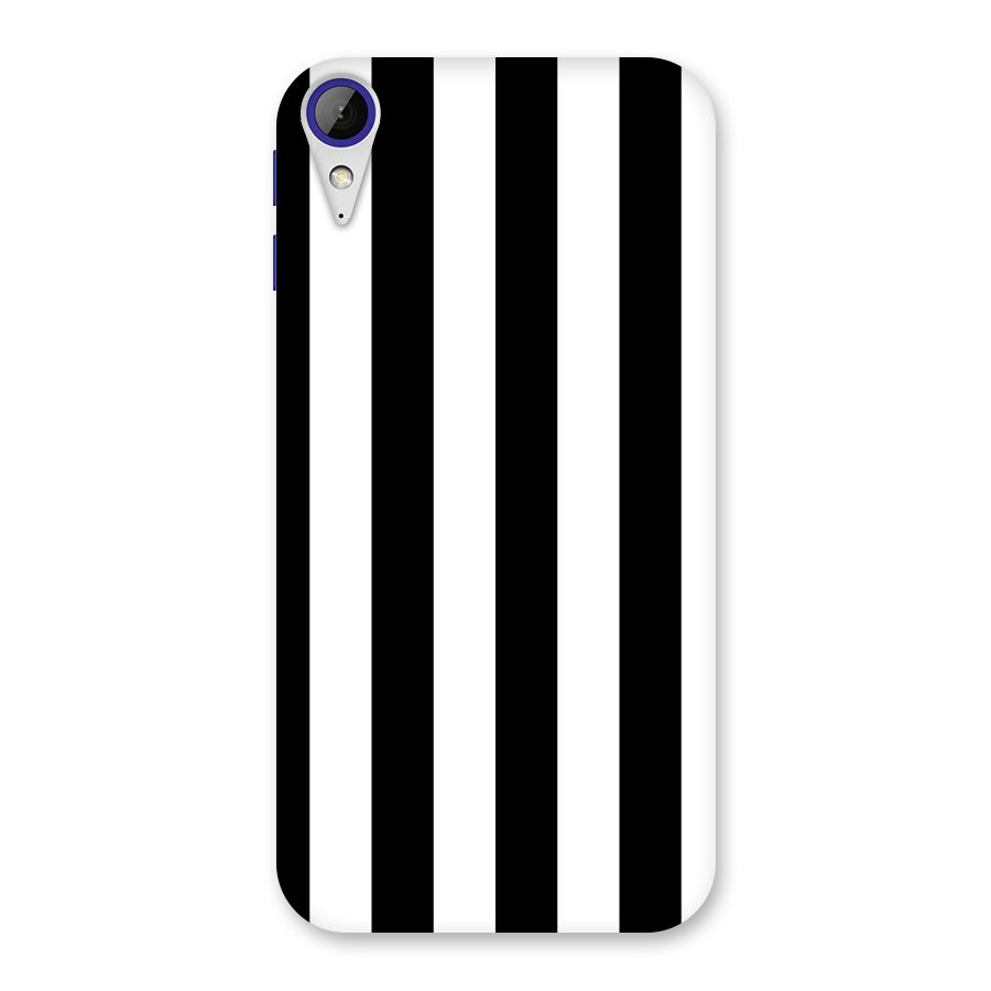 Lavish Black Stripes Back Case for Desire 830