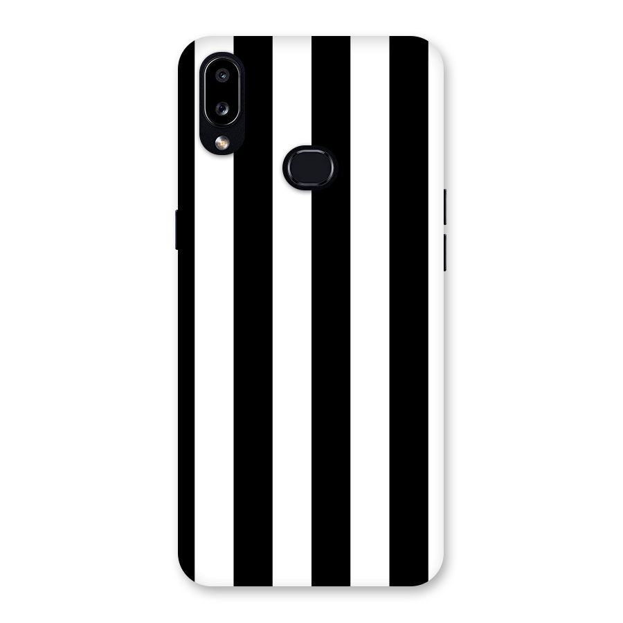 Lavish Black Stripes Back Case for Galaxy A10s