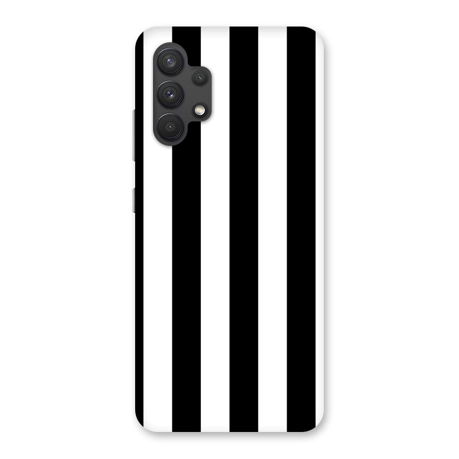Lavish Black Stripes Back Case for Galaxy A32