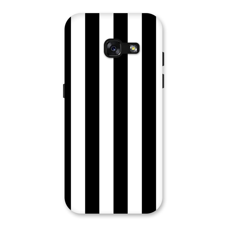 Lavish Black Stripes Back Case for Galaxy A3 (2017)