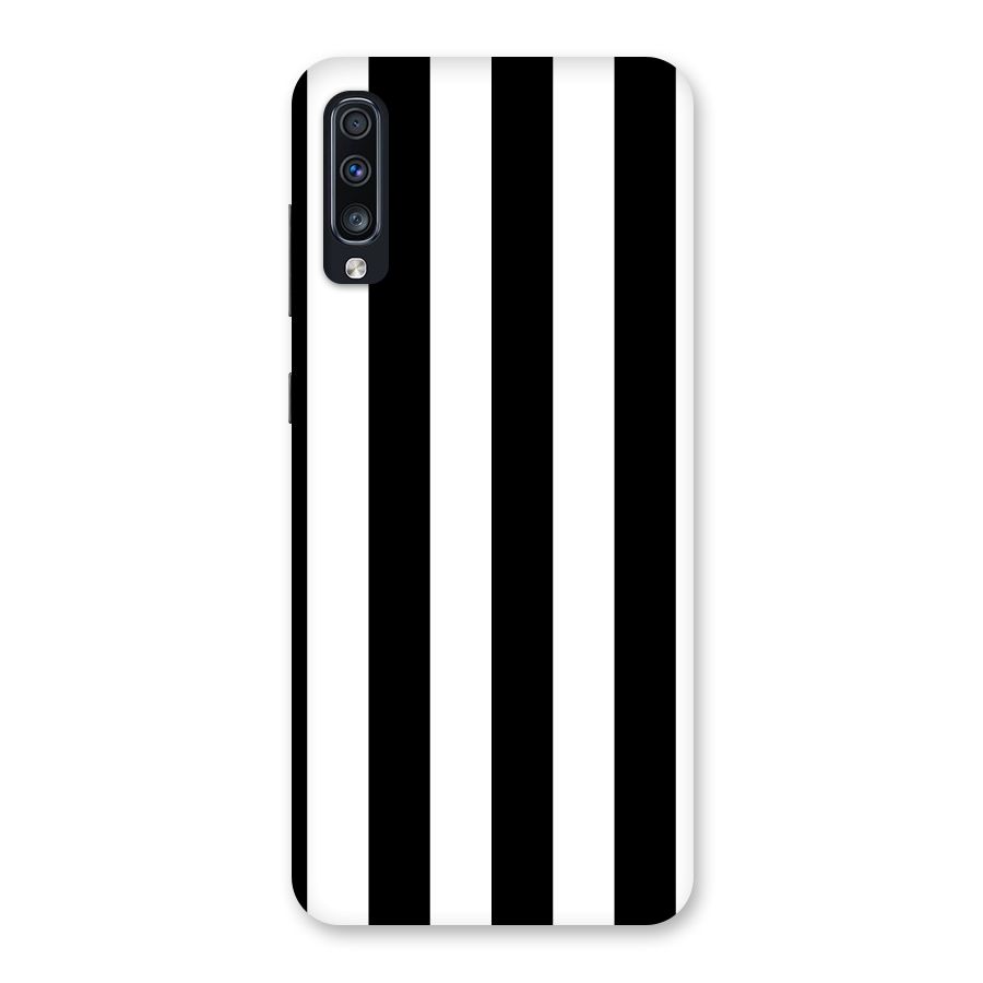 Lavish Black Stripes Back Case for Galaxy A70s