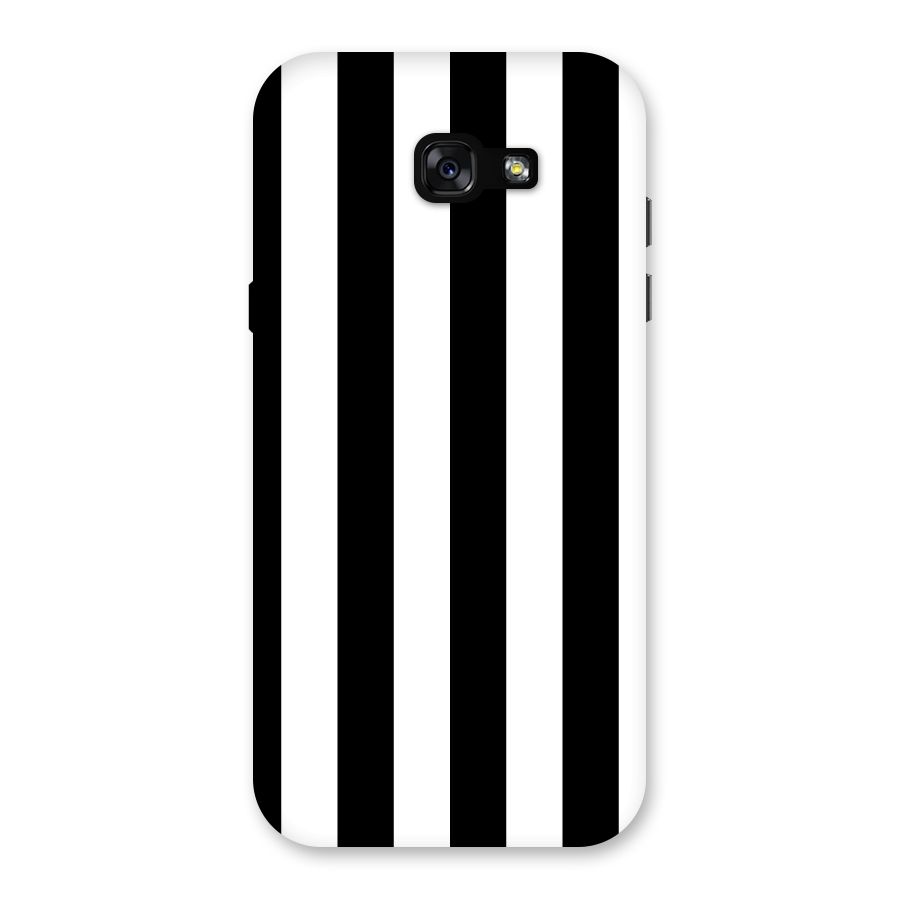 Lavish Black Stripes Back Case for Galaxy A7 (2017)