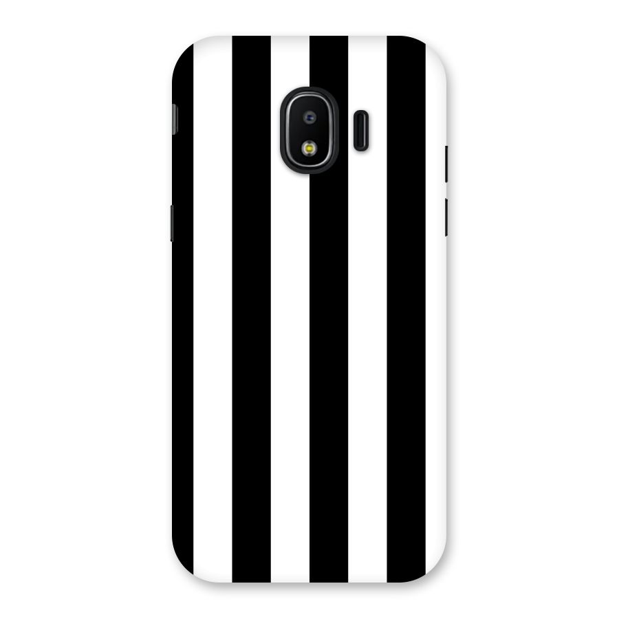 Lavish Black Stripes Back Case for Galaxy J2 Pro 2018