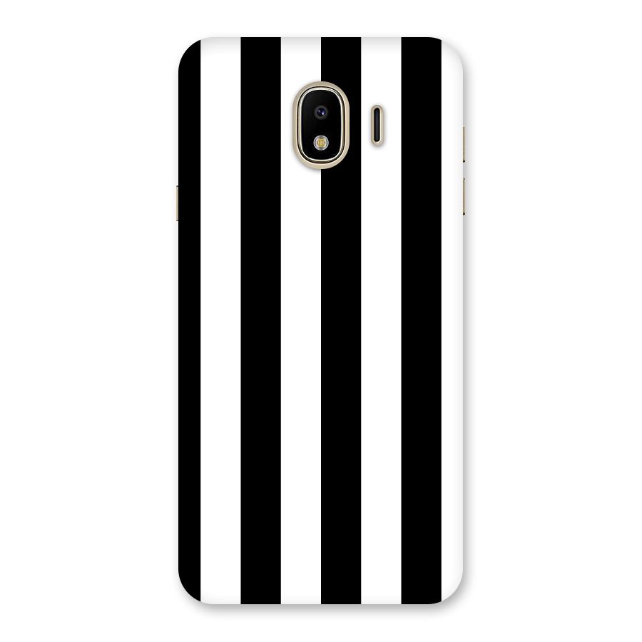 Lavish Black Stripes Back Case for Galaxy J4