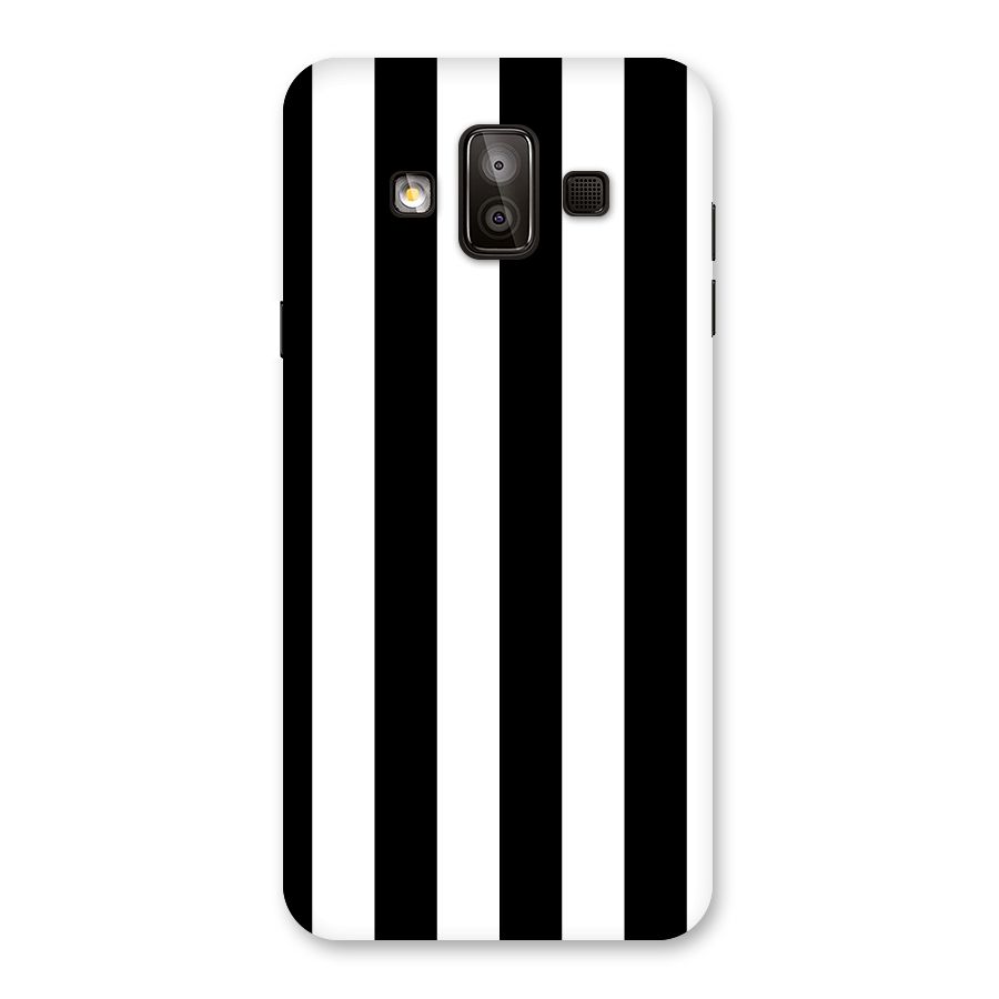 Lavish Black Stripes Back Case for Galaxy J7 Duo