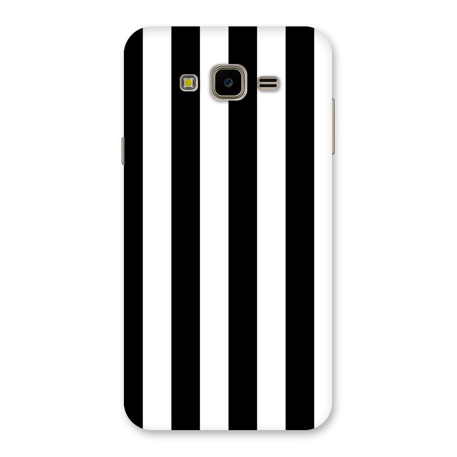 Lavish Black Stripes Back Case for Galaxy J7 Nxt