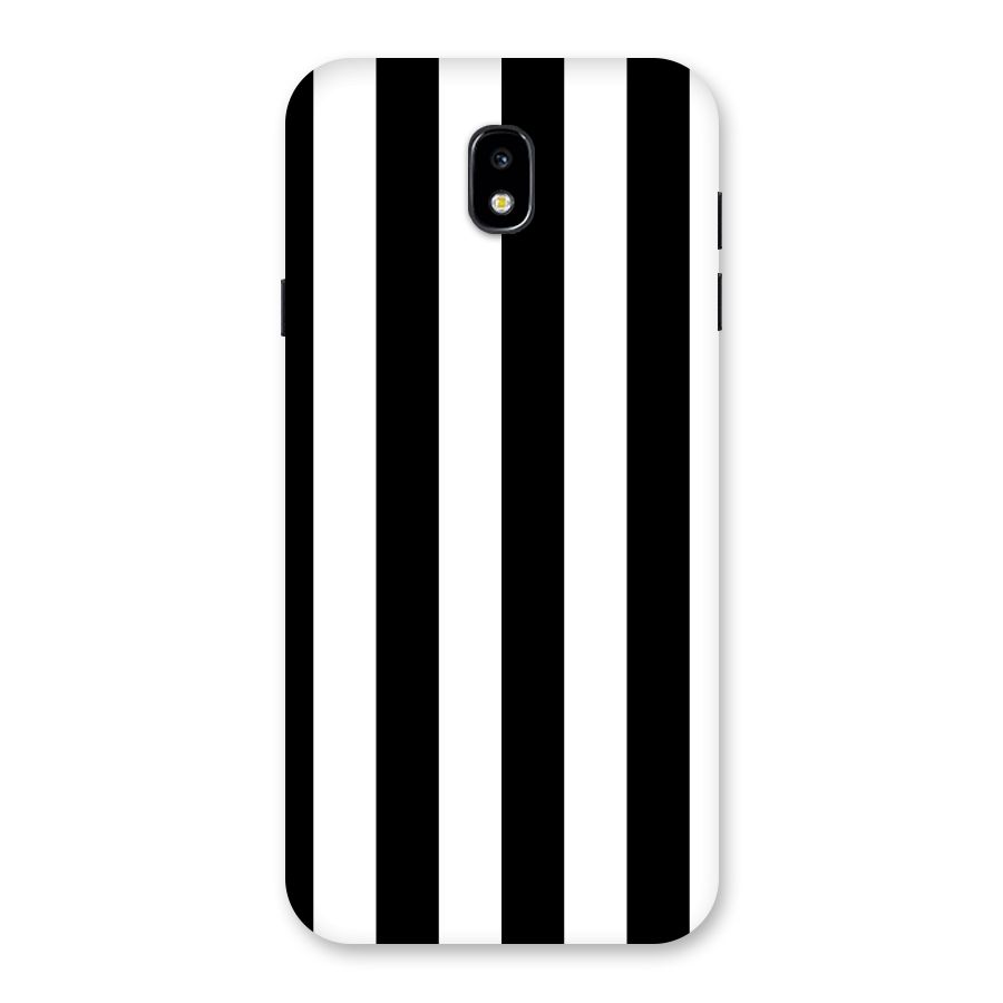 Lavish Black Stripes Back Case for Galaxy J7 Pro