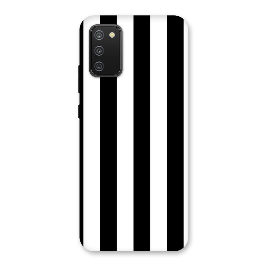 Lavish Black Stripes Back Case for Galaxy M02s