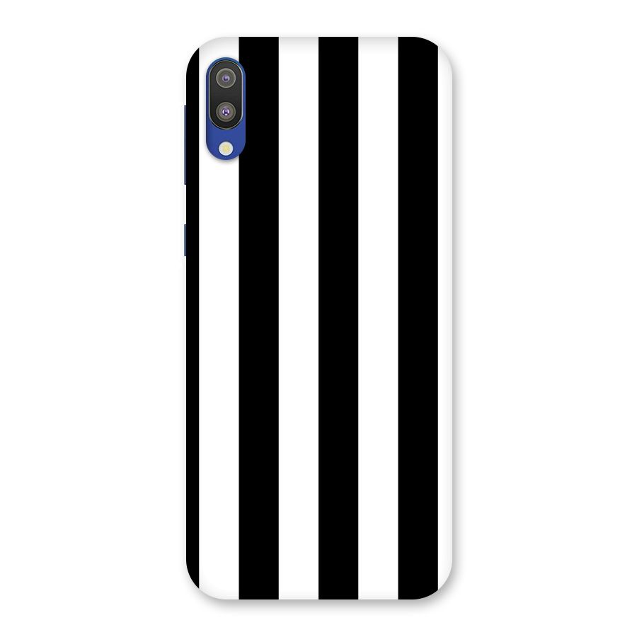 Lavish Black Stripes Back Case for Galaxy M10
