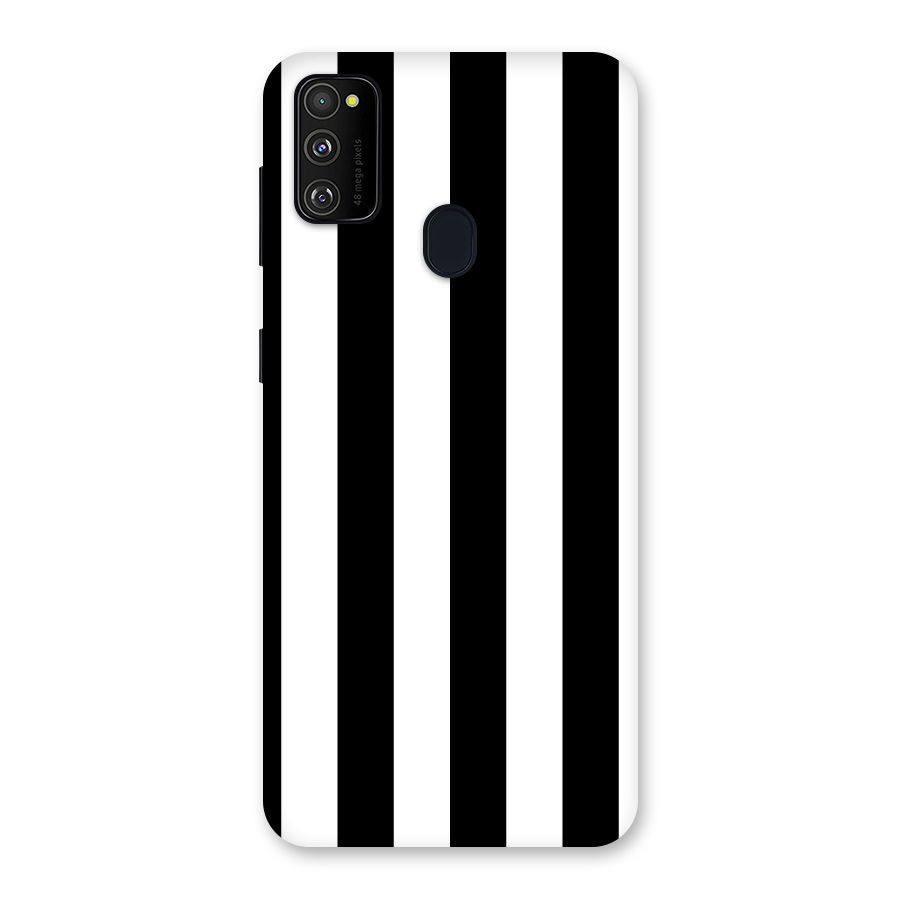 Lavish Black Stripes Back Case for Galaxy M30s