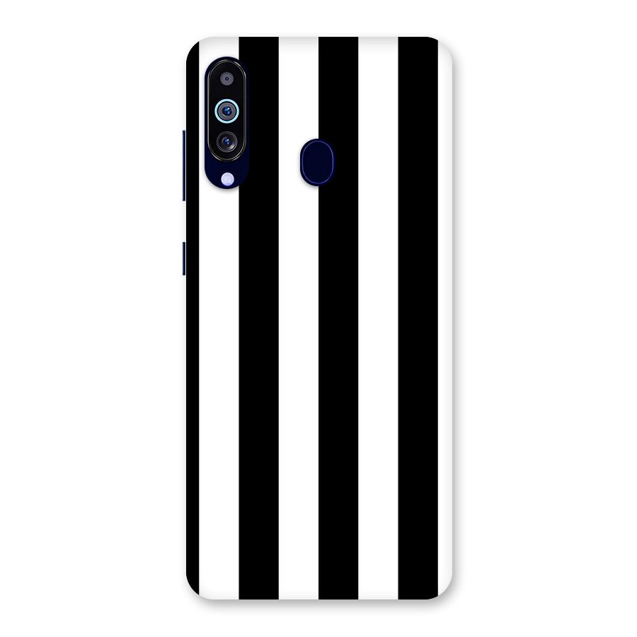 Lavish Black Stripes Back Case for Galaxy M40