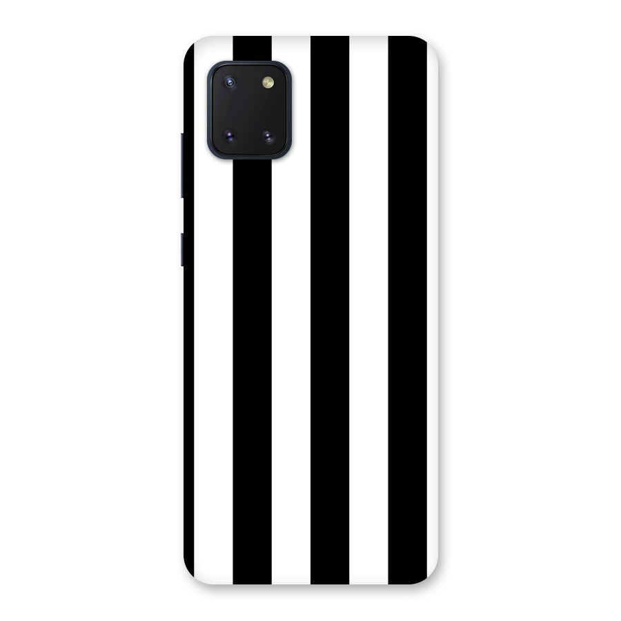 Lavish Black Stripes Back Case for Galaxy Note 10 Lite