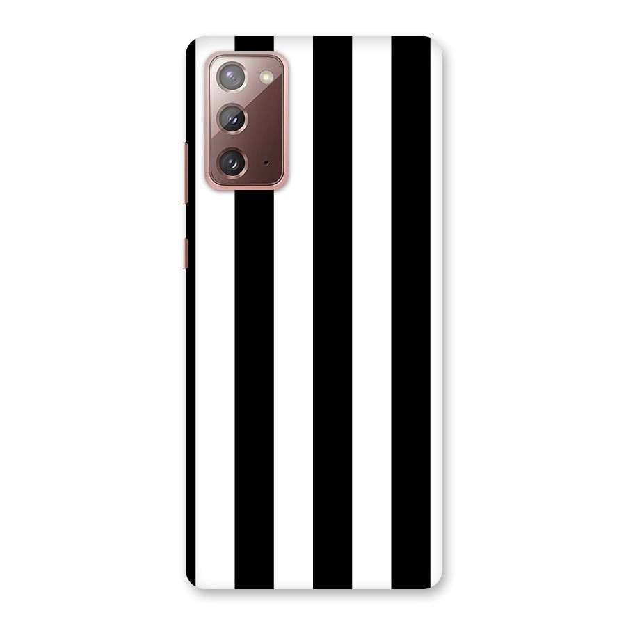 Lavish Black Stripes Back Case for Galaxy Note 20