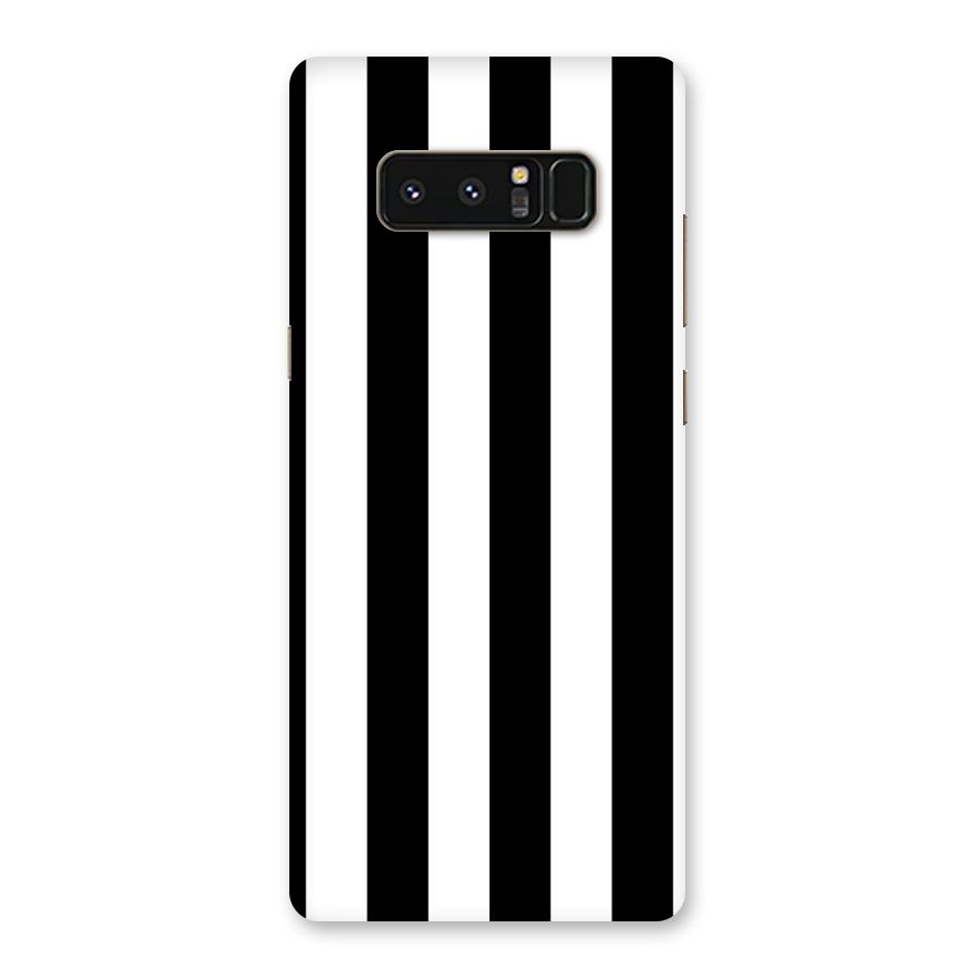 Lavish Black Stripes Back Case for Galaxy Note 8