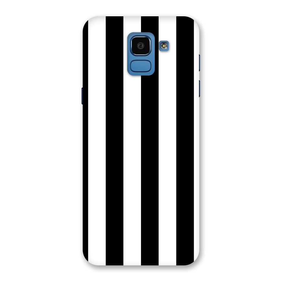 Lavish Black Stripes Back Case for Galaxy On6