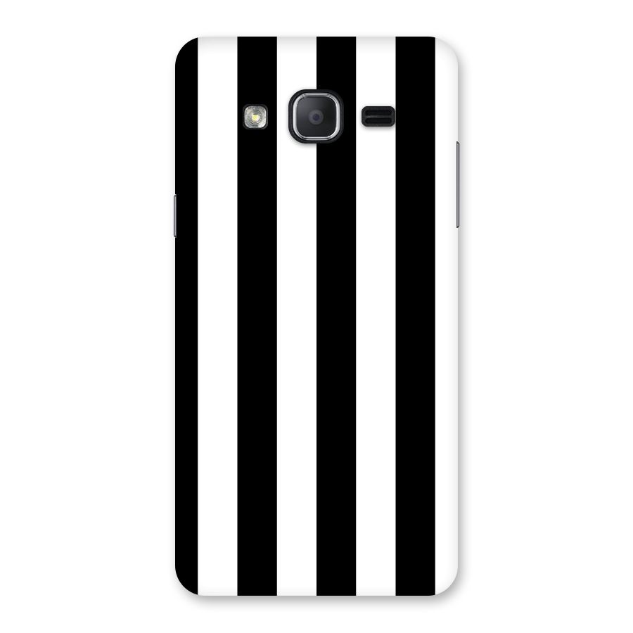 Lavish Black Stripes Back Case for Galaxy On7 2015