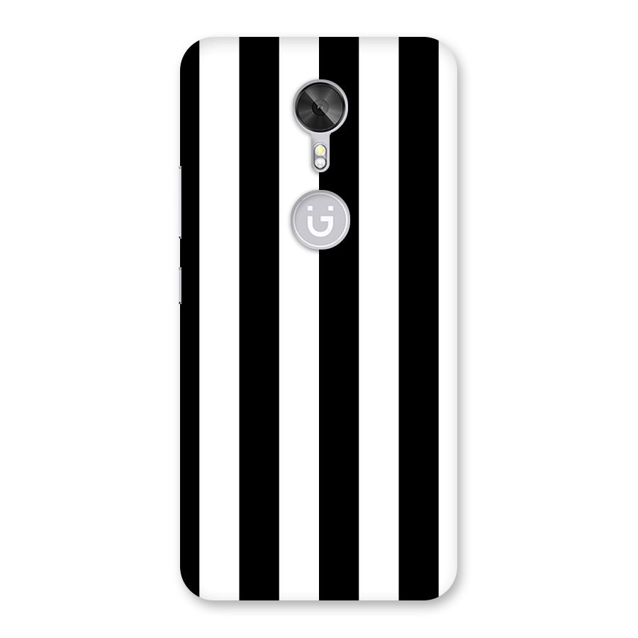 Lavish Black Stripes Back Case for Gionee A1