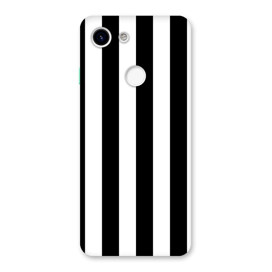Lavish Black Stripes Back Case for Google Pixel 3