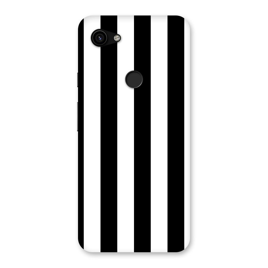 Lavish Black Stripes Back Case for Google Pixel 3a XL