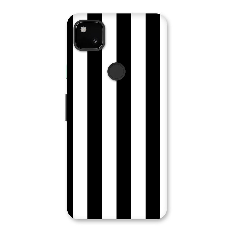 Lavish Black Stripes Back Case for Google Pixel 4a