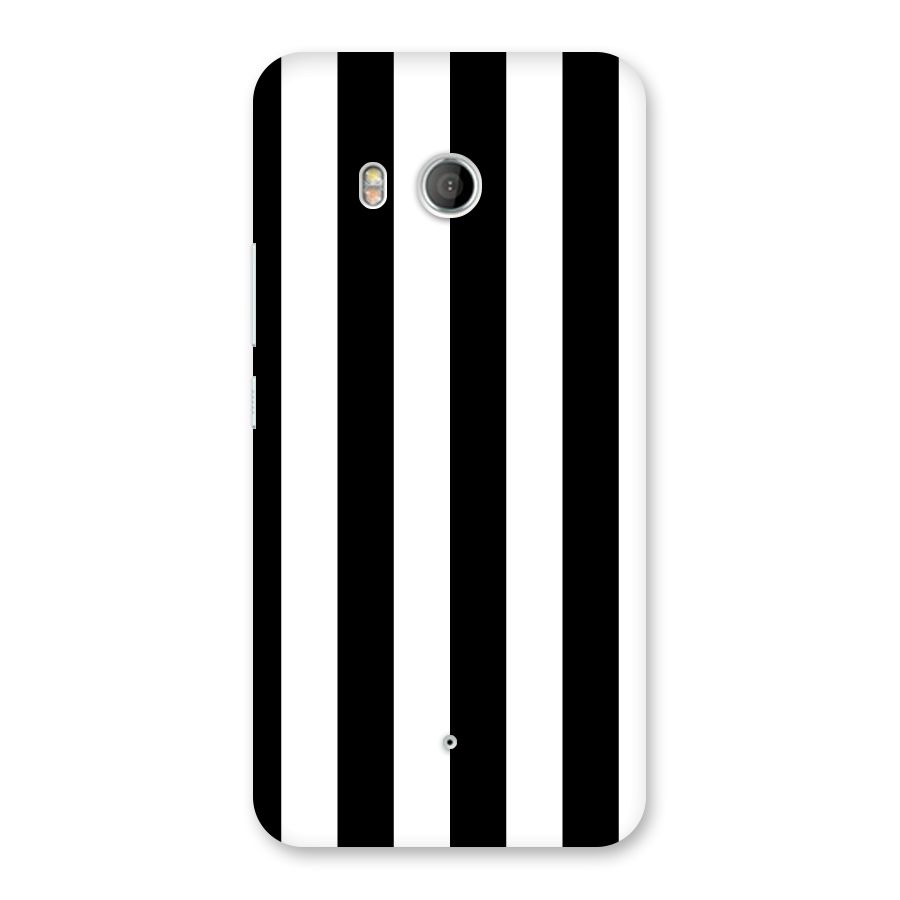 Lavish Black Stripes Back Case for HTC U11
