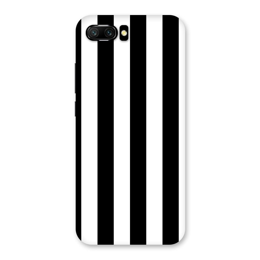 Lavish Black Stripes Back Case for Honor 10