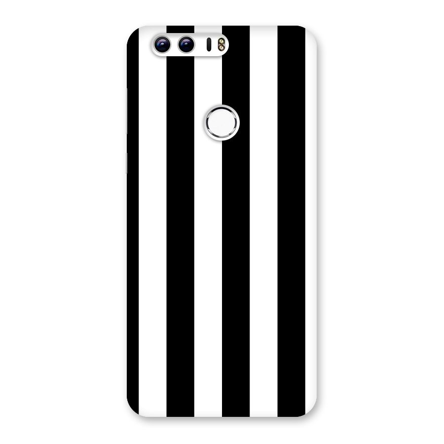 Lavish Black Stripes Back Case for Honor 8