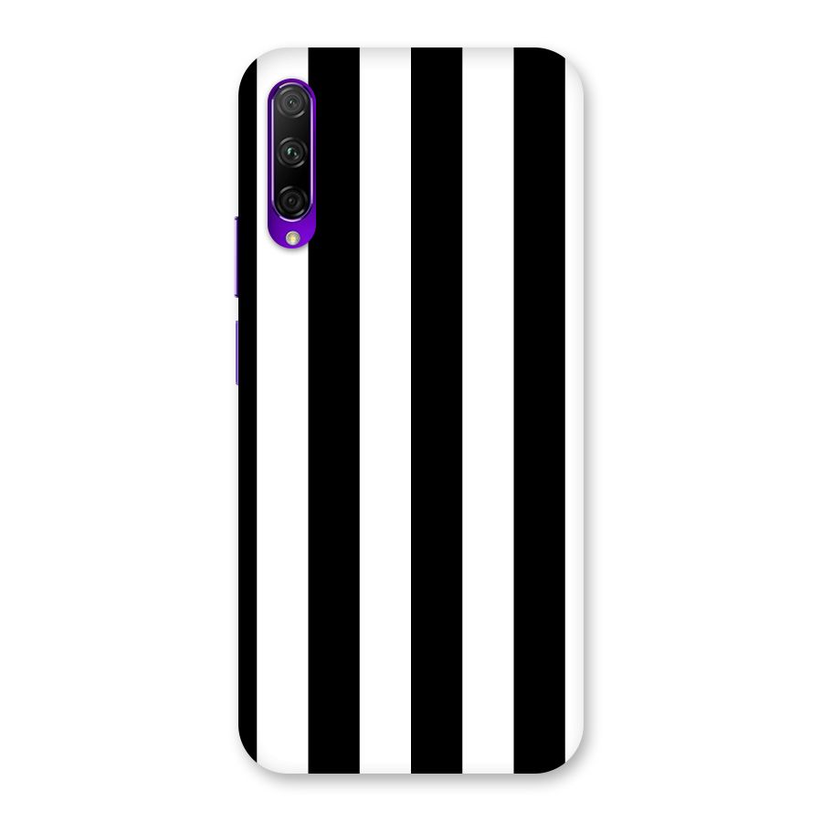Lavish Black Stripes Back Case for Honor 9X Pro