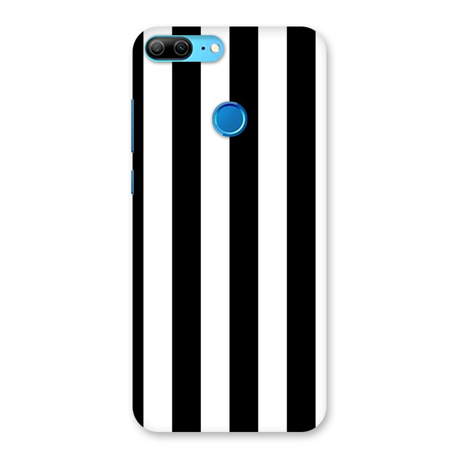 Lavish Black Stripes Back Case for Honor 9 Lite