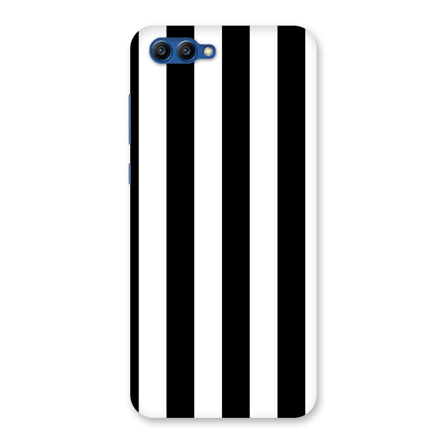 Lavish Black Stripes Back Case for Honor View 10